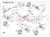 CFMOTO UFORCE 800 (CF800UU-A) BRAKE SYSTEM - F08