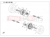 CFMOTO 2015 UTV UFORCE 800 (CF800UU-A) FRONT WHEEL - F07-A