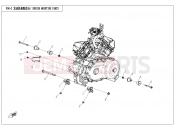 CFMOTO 2016 UTV UFORCE 800 (CF800UU-A) ENGINE MOUNTING PARTS - F00-2