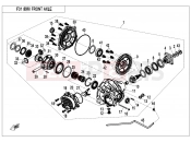 CFMOTO 2016 UTV UFORCE 800 (CF800UU-A) FRONT AXLE - F31