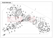 CFMOTO 2016 UTV UFORCE 800 (CF800UU-A) REAR AXLE - F33