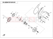 CFMOTO 2017 UTV UFORCE 800 (CF800UU-A) WATER PUMP ASSY. - E08