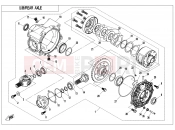 CFMOTO UFORCE 800 (CF800UU-A) REAR AXLE(AUTOMATIC DIFFERENTIAL LOCK) - F33-A-V3