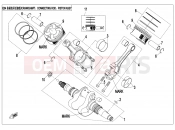 CFMOTO UFORCE 800 (CF800UU-A) CRANKSHAFT @^ CONNETING GOD @^ PISTON ASSY - E04-V2