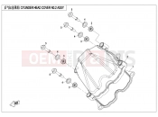 CFMOTO 2025 SSV ZFORCE 950 (CF1000STR-3L) CYLINDER HEAD COVER  NO.1 ASSY - E02-1