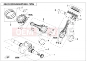 CFMOTO 2025 SSV ZFORCE 950 (CF1000STR-3L) CRANKSHAFT @^ CONNECTING ROD @^ PISTON ASSY(CRACKING CONNECTING ROD) - E04-B
