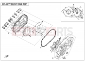 CVT CASE ASSY - E01-3 - CFMOTO ZFORCE 1000 (CF1000US-2) 2017