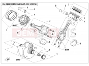CFMOTO ZFORCE 1000 (CF1000US-2) CRANKSHAFT @^ CONNECTING ROD @^ PISTON ASSY - E04-V2