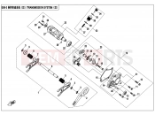 CFMOTO ZFORCE 1000 (CF1000US-2) TRANSMISSION SYSTEM(3) - E06-3-V2