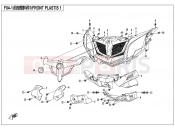 CFMOTO ZFORCE 500 (CF500US-EX) FRONT PLASTICS 1 - F04-1