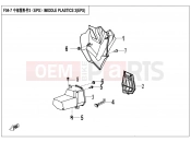 CFMOTO ZFORCE 500 (CF500US-EX) MIDDLE PLASTICS 3(EPS) - F04-7