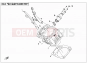 CFMOTO ZFORCE 500 (CF500US-EX) CYLINDER ASSY - E02-3