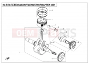 CFMOTO ZFORCE 500 (CF500US-EX) CRANKSHAFT@^CONNECTING ROD@^PISTON ASSY - E04