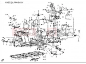 CFMOTO ZFORCE 600 (CF600-3) FRAME ASSY