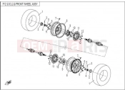 CFMOTO ZFORCE 600 (CF600-3) FRONT WHEEL