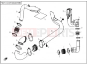 CFMOTO ZFORCE 600 (CF600-3) CVT COOLING SYSTEM