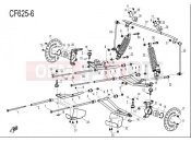 CFMOTO Z6 EX (CF600-6) FRONT SUSPENSION