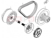 CFMOTO Z6 EX (CF600-6) CLUTCH @^ CVT - E13