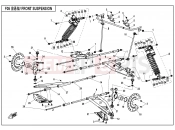 CFMOTO 2015 SSV ZFORCE 800 (CF800) FRONT SUSPENSION - F05