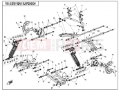 CFMOTO 2015 SSV ZFORCE 800 (CF800) REAR SUSPENSION - F06