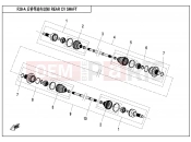 CFMOTO 2015 SSV ZFORCE 800 (CF800) REAR CV SHAFT - F28-A