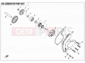 CFMOTO 2015 SSV ZFORCE 800 (CF800) WATER PUMP ASSY - E08