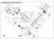 CFMOTO ZFORCE 800 (CF800) CRANKSHAFT CONNECTING ROD @^ PISTON ASSY - E04