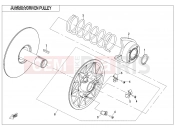 CFMOTO ZFORCE 800 (CF800) DRIVEN PULLEY(CVtech) - E05-2-B