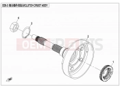 CFMOTO ZFORCE 800 (CF800) CLUTCH CRUST ASSY - E05-3