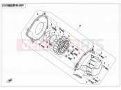 CFMOTO ZFORCE 800 (CF800) FAN ASSY - E18