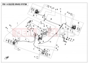 CFMOTO 2017 SSV ZFORCE 800 (CF800) BRAKE SYSTEM(2017,ORDINARY) - F08-1-A