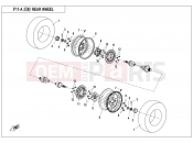 CFMOTO 2017 SSV ZFORCE 800 (CF800) REAR WHEEL(2017) - F11-A