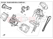 CFMOTO 2017 SSV ZFORCE 800 (CF800) CYLINDER HEAD @^ CYLINDER ASSY. - E02-V1