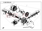 CFMOTO 2019 SSV ZFORCE 800 (CF800) FRONT AXLE - F31