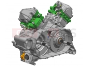 CFMOTO 2020 SSV ZFORCE 800 (CF800) 2V91W ENGINE(LONG FRONT OUTPUT SHAFT) - E00-1
