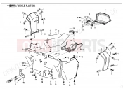 CFMOTO 2021 SSV ZFORCE 800 (CF800) MIDDLE PLASTICS - F04-3-V3