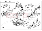 CFMOTO 2021 SSV ZFORCE 800 (CF800) MIDDLE PLASTICS - F04-4-V3