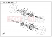 CFMOTO 2021 SSV ZFORCE 800 (CF800) FRONT WHEEL(2017) - F07-A