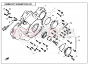 CFMOTO 2021 SSV ZFORCE 800 (CF800) LEFT CRANKCASE COVER ASSY. - E01-5-V2