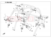 CFMOTO ZFORCE 800 (CF800US-A) CAB FRAME(ROPS) - F23