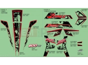 CFMOTO 2016 SSV ZFORCE 800 (CF800US-A) DECAL (WHITE) - F19-1-B