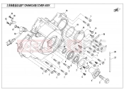 LEFT CRANKCASE COVER ASSY. - E01-5-V1 - CFMOTO ZFORCE 800 (CF800US-A) 2020