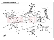 CFMOTO 2021 SSV ZFORCE 800 (CF800US-A) FRONT SUSPENSION(2017) - F05-A-V2