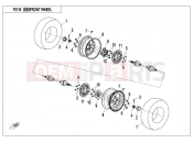CFMOTO 2021 SSV ZFORCE 800 (CF800US-A) FRONT WHEEL(2018) - F07-B