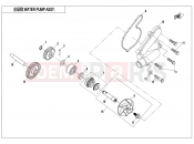 CFMOTO 2021 SSV ZFORCE 800 (CF800US-A) WATER PUMP ASSY. - E08