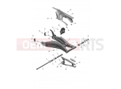 TRIUMPH TRIDENT 660cc CN4040 > Swingarm Assembly
