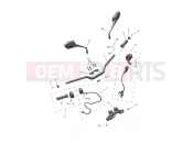 TRIUMPH Trident 800 Handlebars, Top Yoke & Mirrors