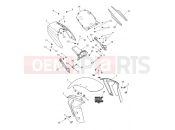 Triumph 2025 ROCKET 3 GT Evel Knievel Edition Mudguards