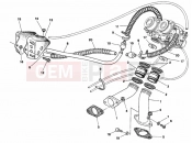 DUCATI 1992 Supersport 750 SS INTAKE MANIFOLD » INTAKE, CARBURETTOR