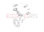 Triumph 2024 SCRAMBLER 1200 X Rear Brake Caliper & Disc